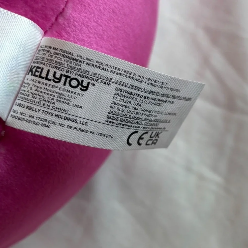 Squishmallows Tillie the Bat Bubble Yum Pink Black Plush‎ 8 Inch Kellytoy 2022